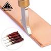 Professional Leather Edge Creaser Grooving Tool for Shallow Lines Stitch Marking Pressing Iron Leather Craft Handmade DIY Tool