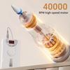 Electric Nail Drill Machine 40000RPM Rechargeable Portable Polishing Tool Kit For Gel Acrylic Nail Art At Home Salon