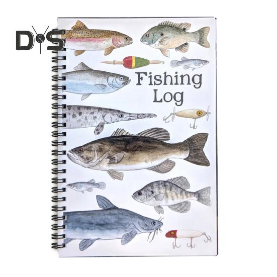 

Рыболовный бортовой журнал Журнал рыбака Охотничья книга для записи рыболовных мероприятий Подарки для любителей рыбалки Мужчин Взрослых A