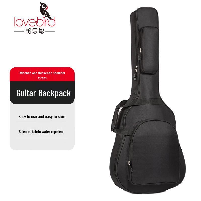 Acoustic Guitar Gig Bag - 40/41 Inch Padded Double Shoulder