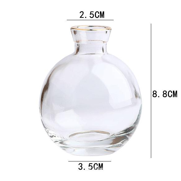 Classic Creative Vase Top Quality Glass Transparent Hydroponic Vase Living Room Flower Vase Home Decoration