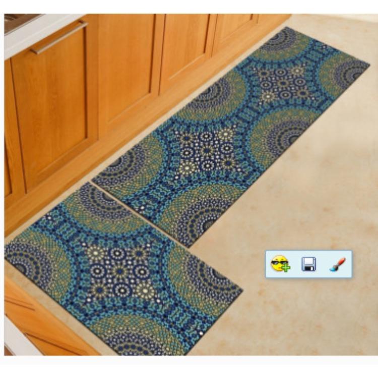 Kitchen Carpet Floor Mat Bathroom Door Mat Bedroom Bedside Carpet Personalized Carpet
