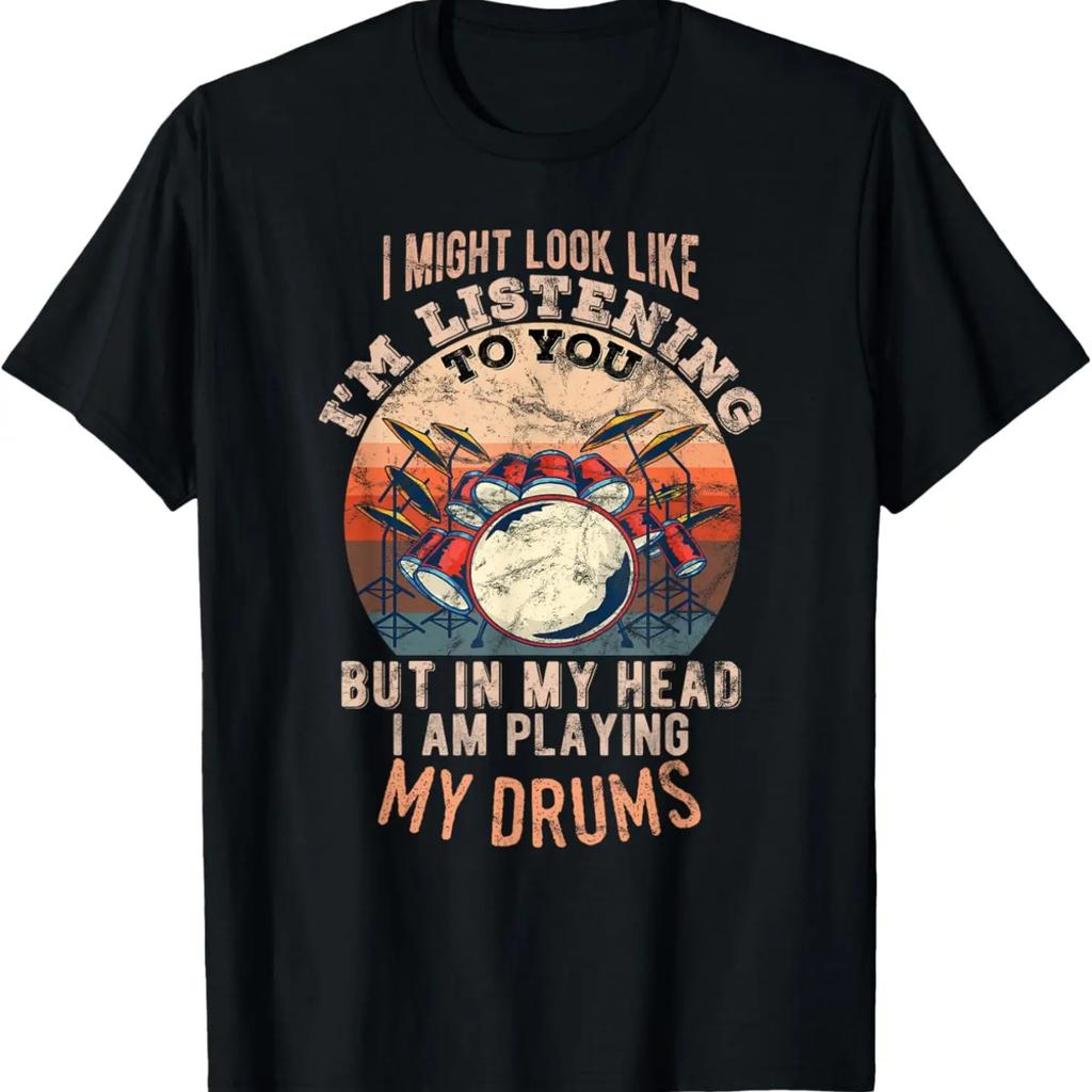 In my head I am playing my Drums funny T-Shirt