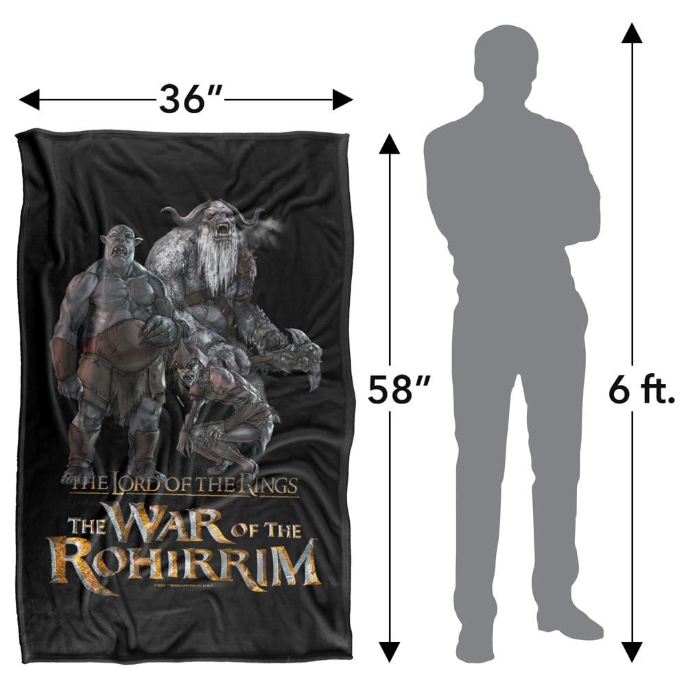 The Lord of the Rings: The War of the Rohirrim Evil Trolls Soft Touch Blanket