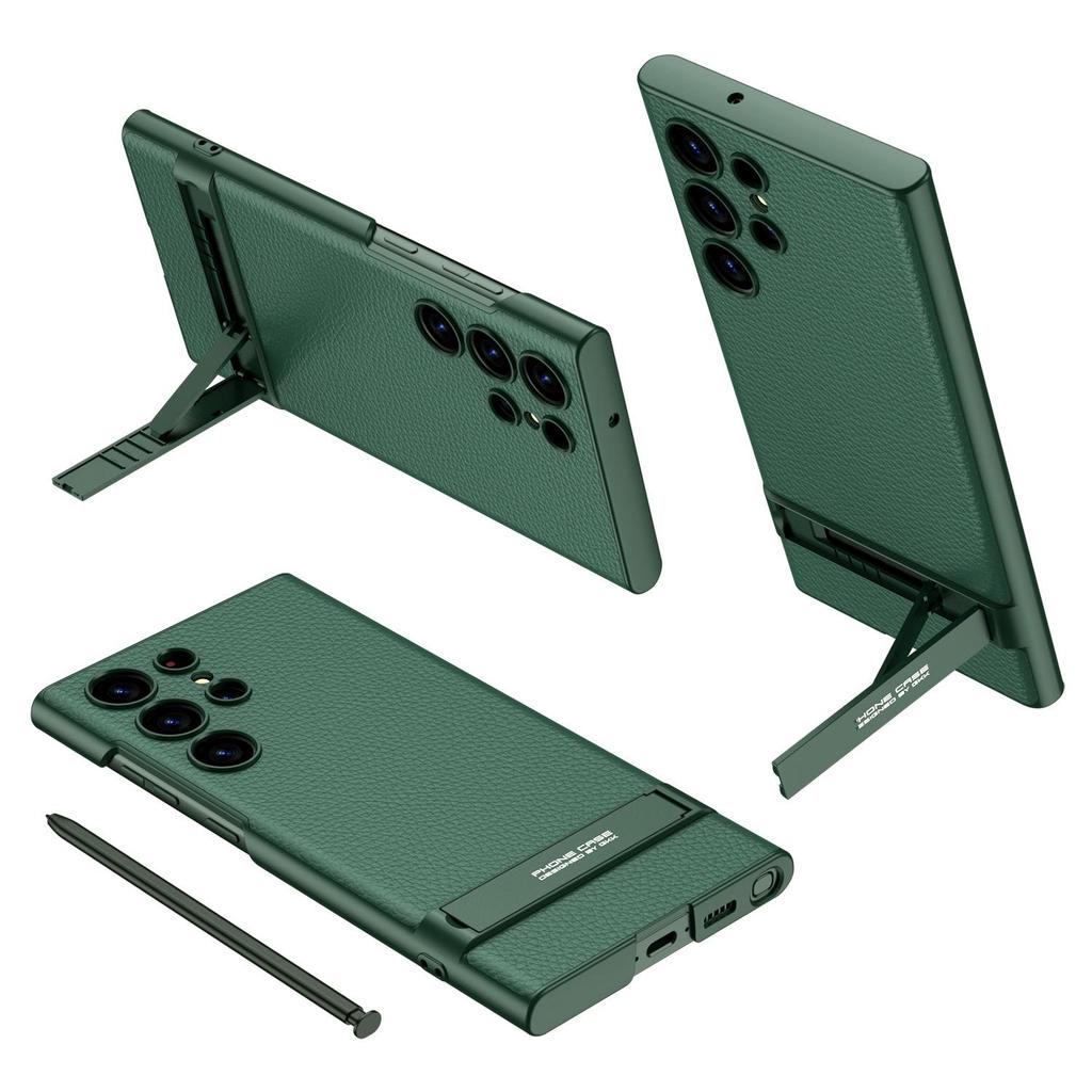 Samsung S24/S24Plus/S24Ultra Ultra-thin Leather Stand Phone Case