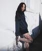 Parakeet Dot Drift Zip-Up Hoodie (Dark Navy)
