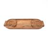 Handcrafted Wooden Grape Carved Cheese Board - Artisan Charcuterie Serving Platter - Rustic Wood Decor