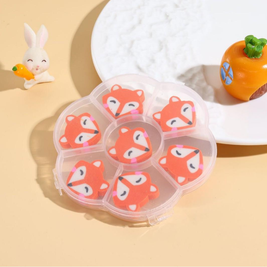 Holiday Gift Box: Christmas Heart Card, Capybara, Easter Gifts, Student Rewards, Clean-Erasing Eraser