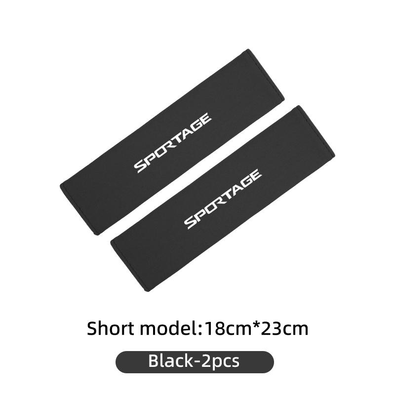 ACZ2 For KIA Suede Car Seat Safety Belt Shoulder Covers Belt Protective Pad Accessories Sportage 2016 2017 2018 Sephia Stonic Carens