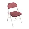 2PCS PU Leather Split Chair Cover Removable Seat and Back Cover Folding Chair Cover  Outdoor Wedding