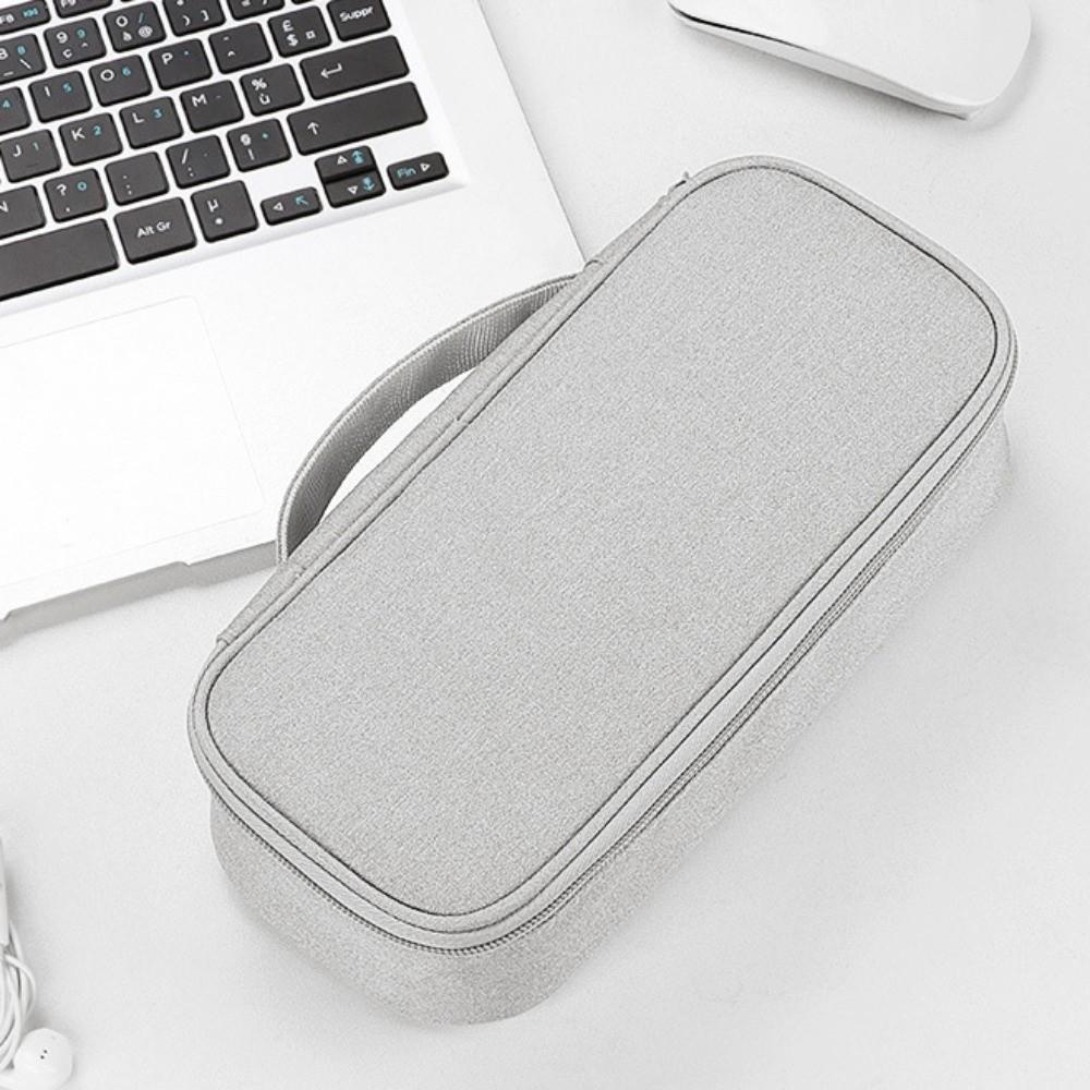 Portable Travel Digital Storage Bag Large Capacity Dust Proof Power Bank Storage Bag Shockproof Large Charger Pouch Organizer