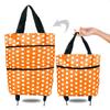Orange with White Dots