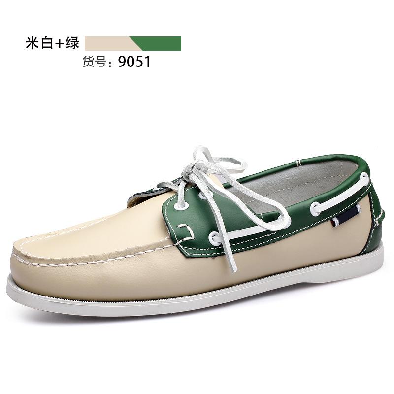 Leather Shoes Men's British Style Men's Business Leather Sailing Shoes Leather Shoes Inner Seam Craftsmanship Trend Casual Leather Shoes