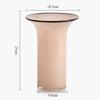 Modern Glass Vase Living Room Desktop Flower Vase Balcony Large Caliber Storage Flower Bottle Simple Home Decoration Accessories