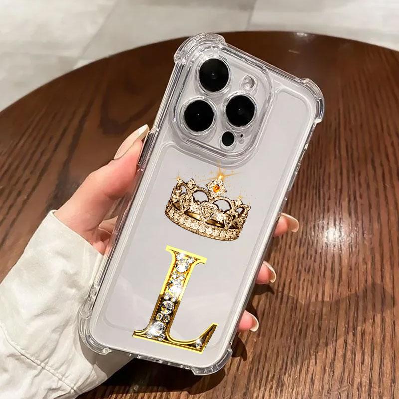 

Letter L Q I R S P Phone Case For Samsung Galaxy A57 A56 A36 A37 A55 A54 A52 A35 A34 A17 A16 A15 A07 A06 A57 5G Soft Clear Cover Galaxy A06(4G)