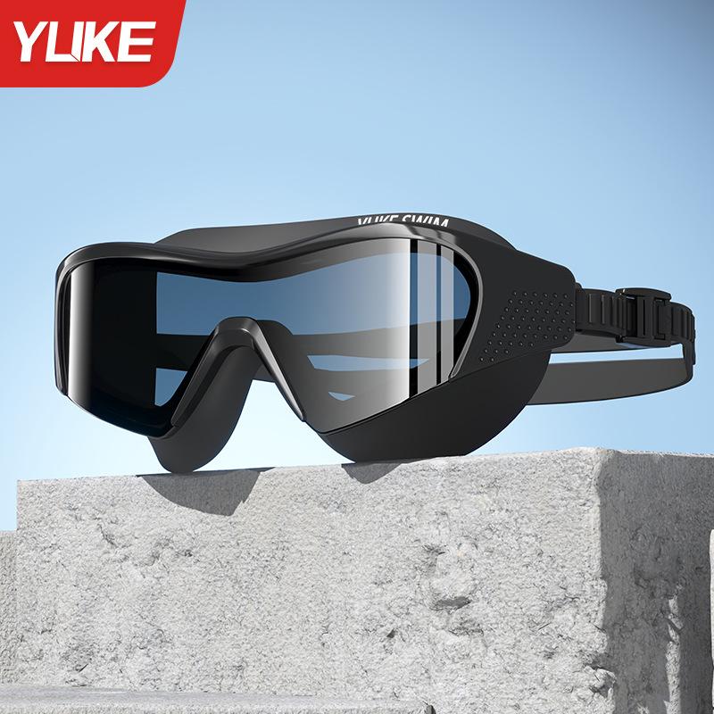 Swimming Goggles HD Anti Fog Waterproof Men Women Professional Large Frame Silicone  High Quality Swimming Glasses