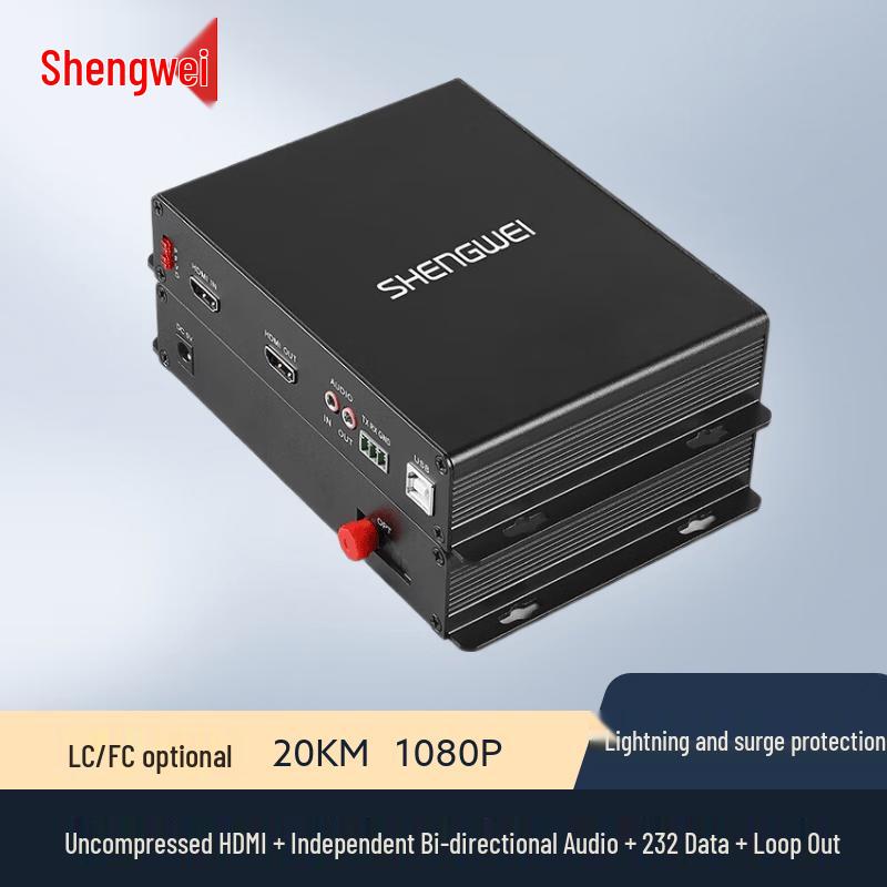 Shenwei Uncompressed Full HD HDMI Fiber Optic Extender
