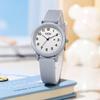Reloj de Cuarzo Color Caramelo Verano Simple Calendario Gama Alta para Mujer Nicho Alto Valor Silicona Reloj para Estudiante