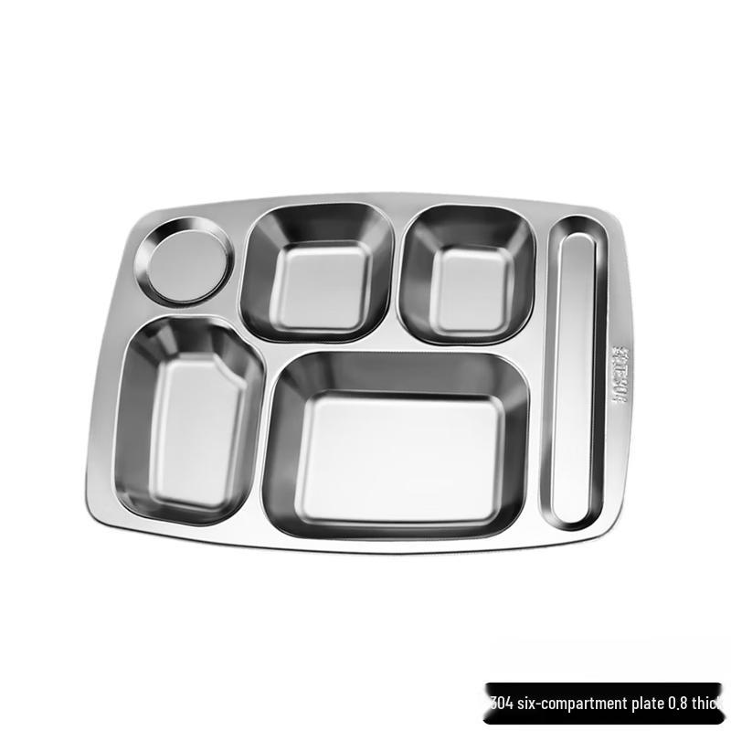 

304 Stainless Steel Divided Meal Tray