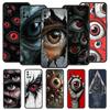 Scary Devil Eye Pattern Case For OnePlus 15 13 12 11 10 9 8 15T 13T 10T 7T Pro 13R 12R 9RT 8T Nord 4 N10 2T CE 2 3 5G Cover