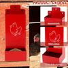 2 Pcs Hangable Chicken Feeder Oyster Shell Hen Feeder Large Capacity farm Poultry Food Grain Dispenser feeding watering supplies