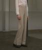 Siyajyu Sipt7074 Labelle Slit Slacks_Beige