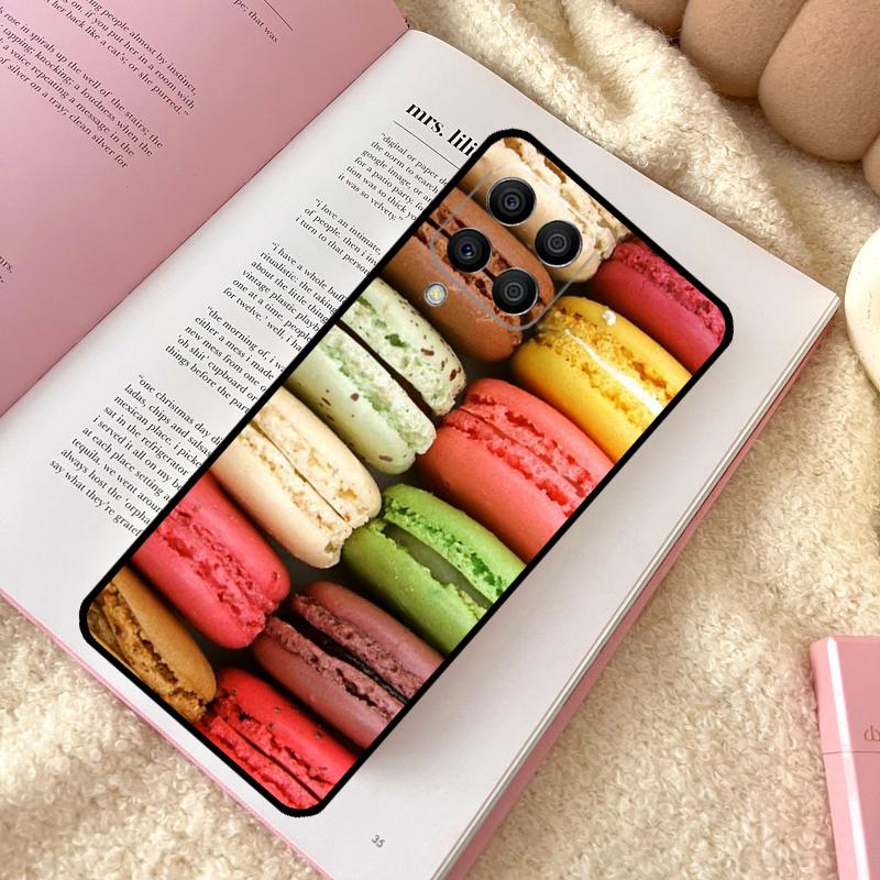 Macarons Cake Dessert Case For Samsung Galaxy M32 M52 M15 M11 M12 M13 M14 M06 M16 M36 M56 M31 M53 M35 M55 M34 M54