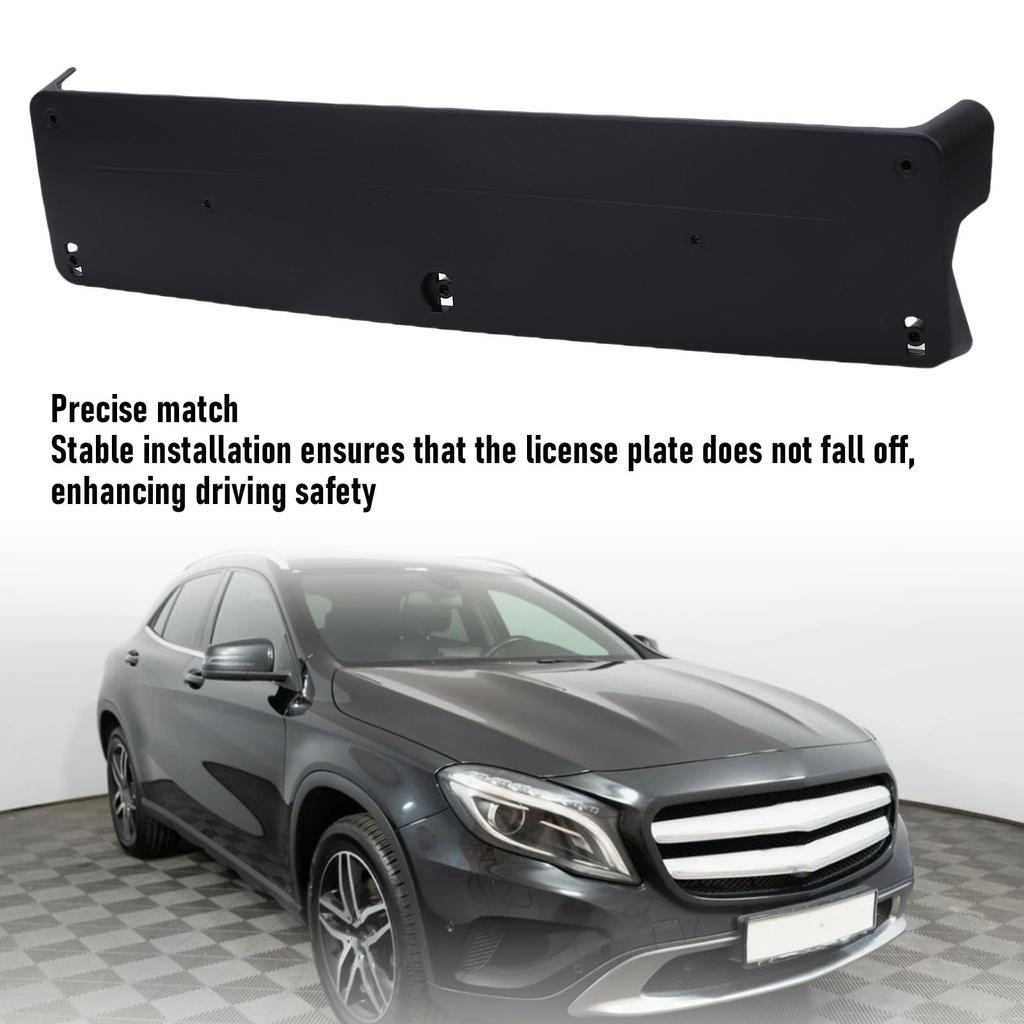 Auto Front Kennzeichenhalter Montagehalterung 1568850081 Ersatz für Mercedes-Benz GLA-Klasse X156 2013-2020 Kennzeichenhalter Abdeckungen Rahmen