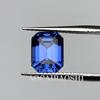 Cultured Emerald-Cut Sapphire Blue Loose Stones with AGL Certificate Main Stone Jewelry