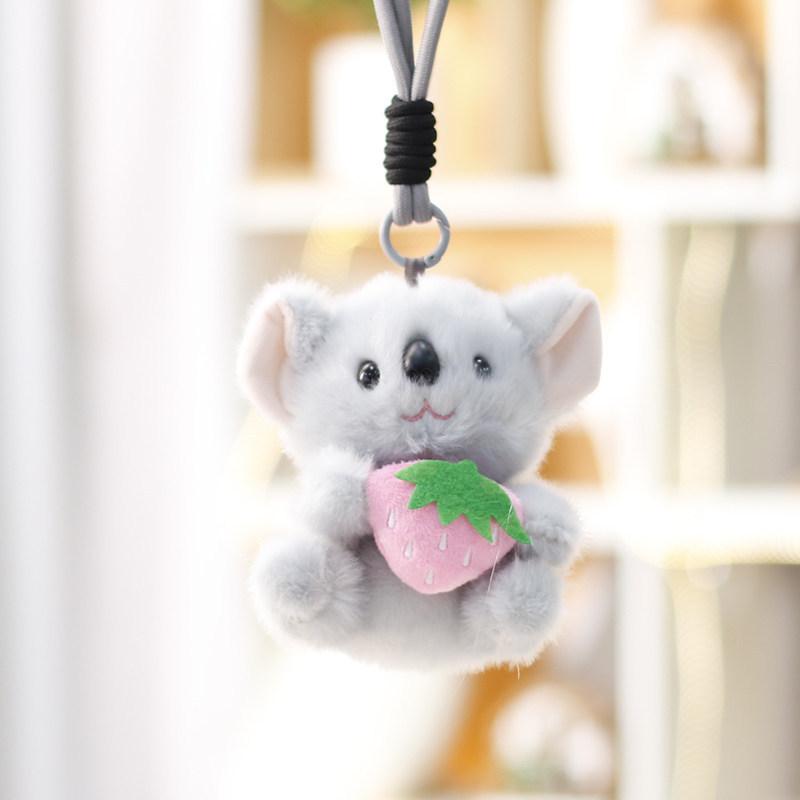 Chaveiro de Pelúcia de Elefante Para Meninas Decoração de Animal Fofa Presente