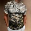 Motorcycle T-shirt New 3D Print Short Sleeve Vintage Classics TShirt For Mens Street Ride Biker Shirts Tops Oversized Tee Shirt