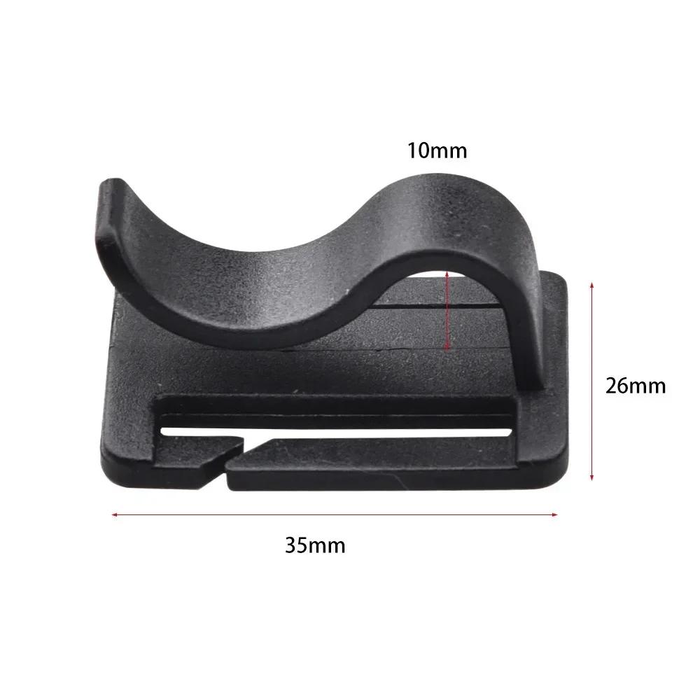 2/4pcs Rotatable Hydration Bladder Drinking Tube Trap Hose Webbing Clip Pack Tube Webbing Clip Holder Hydration Backpack