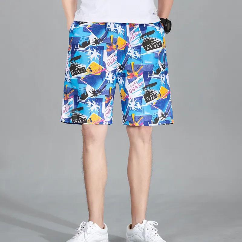 Men's Shorts Summer Beach Pants Men's Large Size Loose Quick-drying Sweat-absorbent Five Pants Outer Wear Fashion Casual Shorts