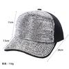 Summer Korean Version Colorful Rhinestone Baseball Cap For Women Sun Protection Sunshade Personality Full Diamond Cap For Men