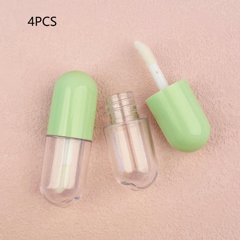 

4/6Pcs 5ml Empty Refillable Bottles Liquid Foundation With Wand Brush Refillable Travel Empty Bottle Mini Cosmetics Tools
