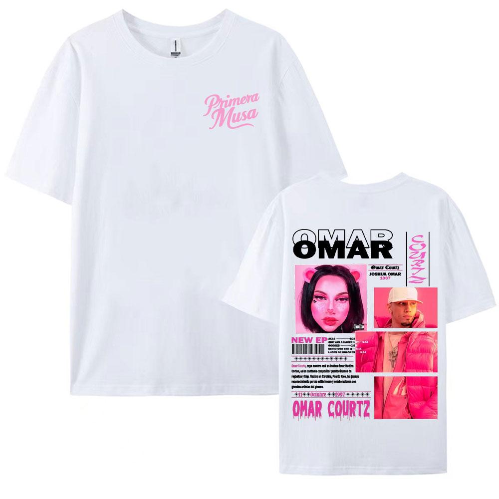 New Arrival Mens Clothes Tee Shirt Homme TShirts Men Tshirt for Men Ropa Hombre Rapper Omar Courtz Primera Musa 2025 Printed