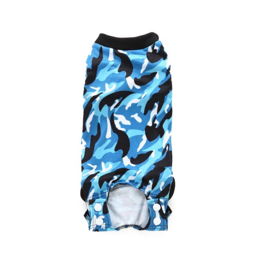 

Комбинезон для стерилизации питомца, тип на лямках, одежда против вылизывания и приставания, тонкая, одежда для послеоперационного ухода, летняя, тонкая, милая L