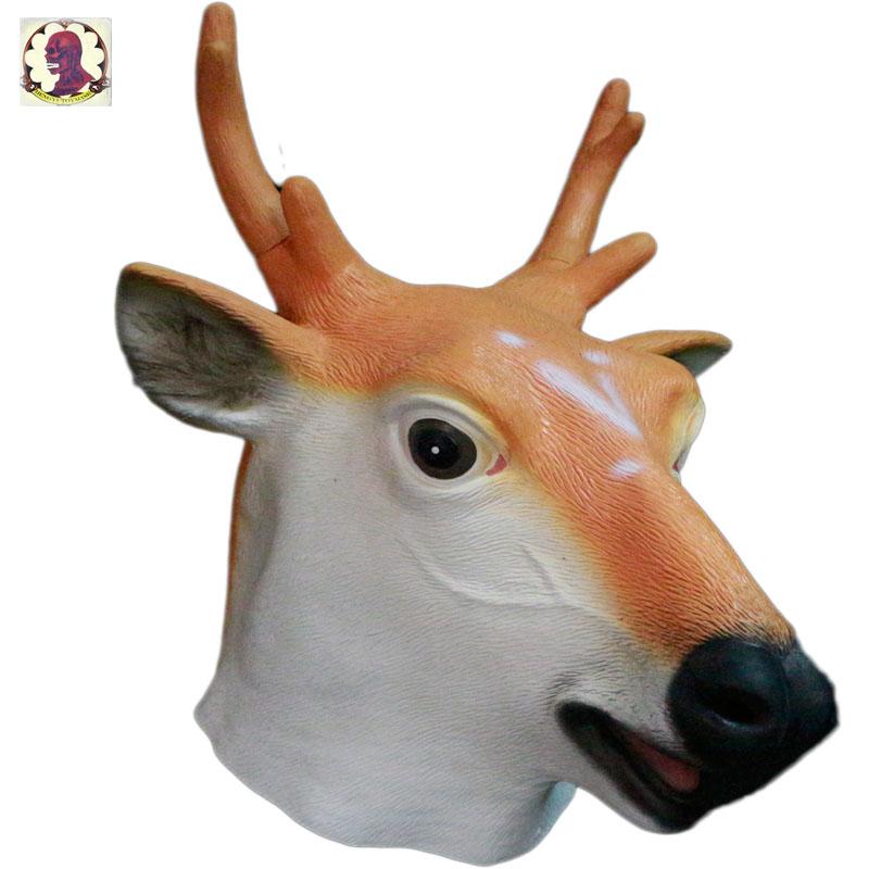 Christmas Santa Clause Latex Mask Animal Deer Mask Geek Turkey masks for Thanksgiving Superbowl Theme Party