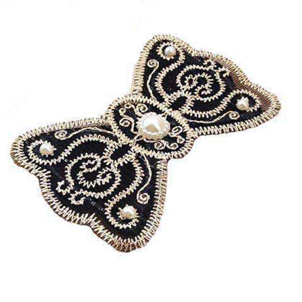 Leaves Fashion Bangs Fixed Sticker Bow Pearl Bangs Paste Hair Accessories Bangs Hair Clips Headwear
