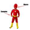 Costume Superhero Flash GIMASE Kids Party Costume Shiny Fabric Multiple Sizes