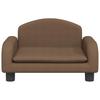 Vidaxl Sofa Dla Dzieci, Brązowa, 50X40X30 Cm, Obita Tkaniną