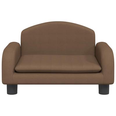 Kids Sofa Brown 50x40x30 Cm Fabric