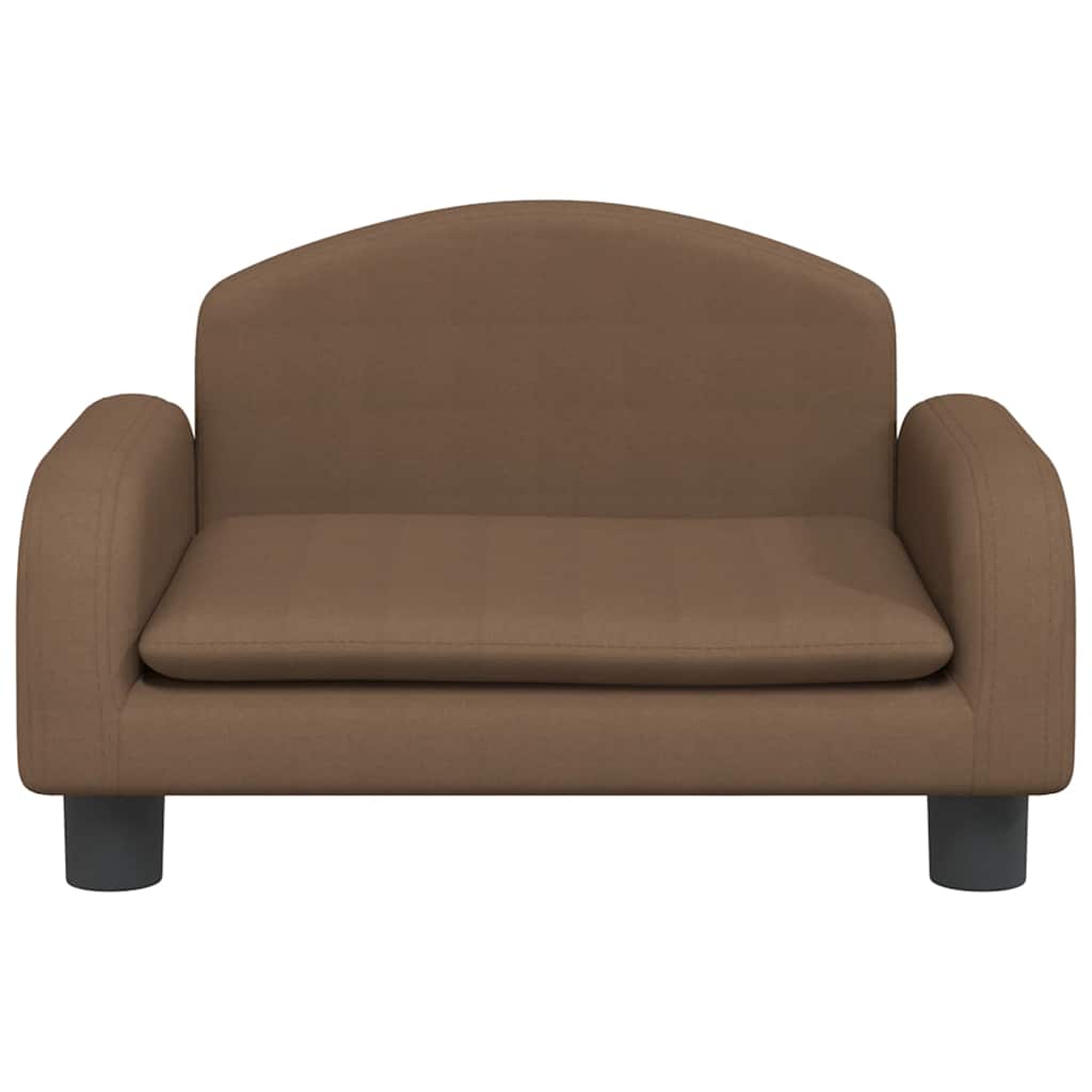 Vidaxl Sofa Dla Dzieci, Brązowa, 50X40X30 Cm, Obita Tkaniną