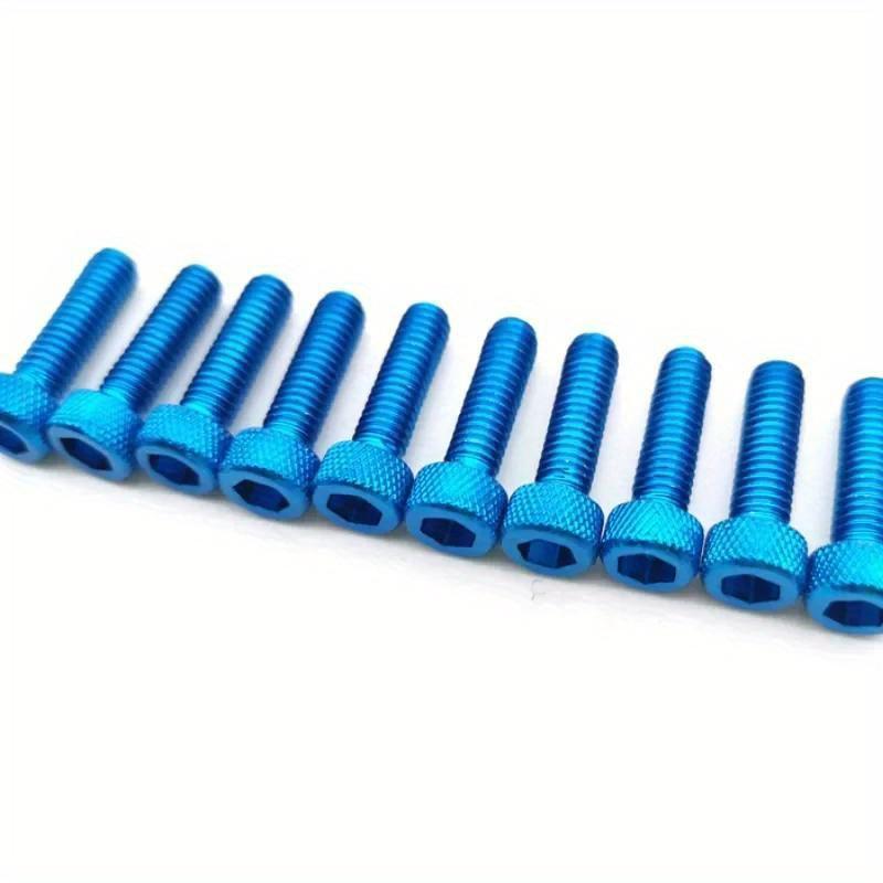 10 Stück Bunt Universal 6MM Racing Motocross Teil Kit Verkleidung Dirt Pit Bike Moto Befestigung Muttern Schrauben Zubehör Motorradschraube