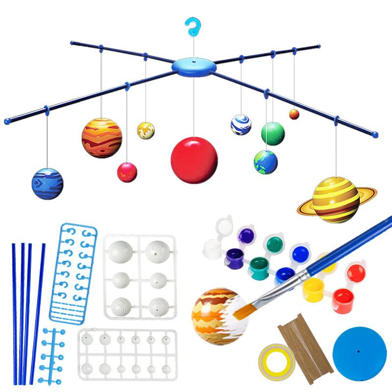 Model DIY Educational Solar System 8 Planets Hanging Planetarium Science Toy Astronomy Kids Gift
