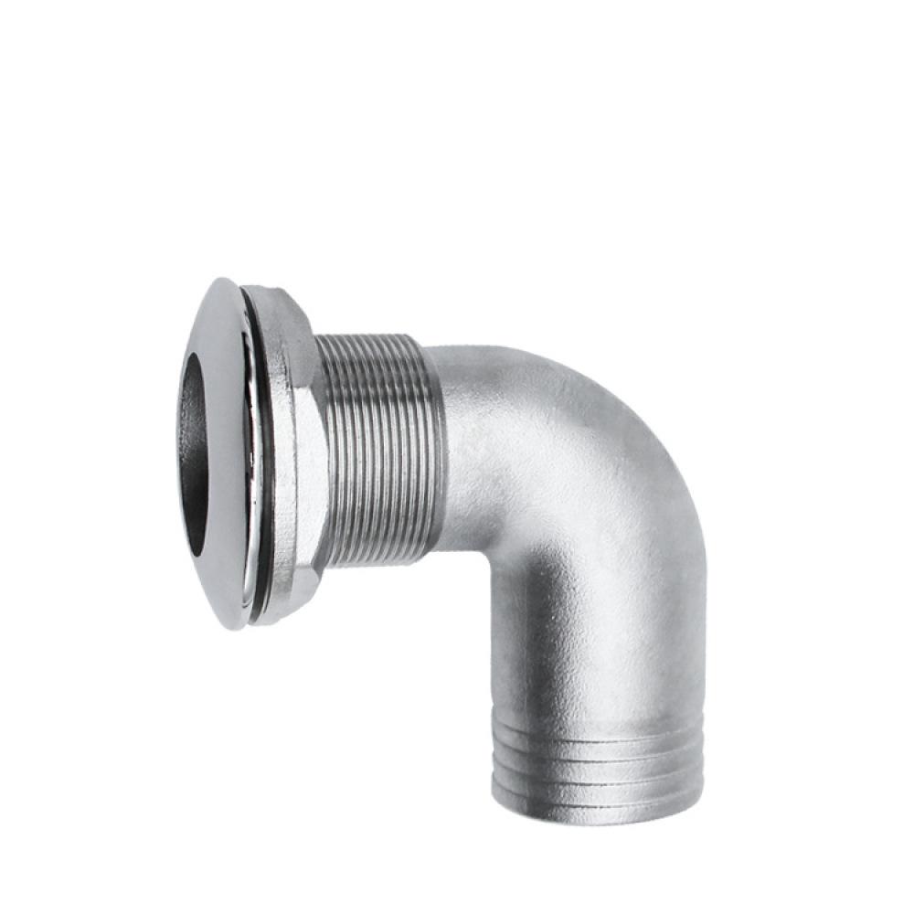 Boat Spout Curved Vent Yacht Stainless Steel Fitting Drain Plug Ventilation Half Wire Right Angle Exhaust Port
