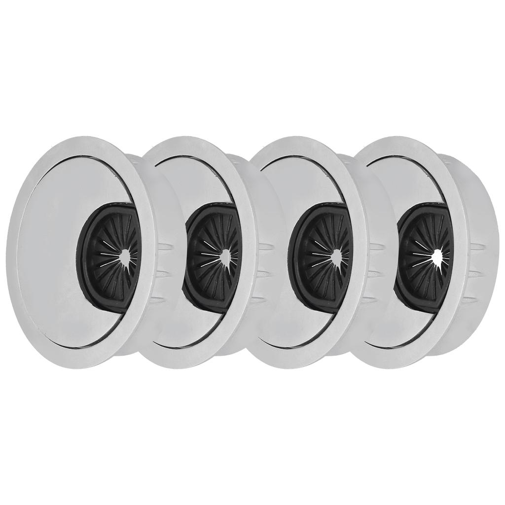 4 Set Desk Cable Wire Grommet PC Computer Desk Cord Grommet Cable Hole Cover Organizers