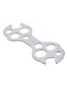 10 In 1 Mini Flat Steel Hexagon Wrench 8-17mm Bike Hex Key Spanner Repair Tools Home Hand Tool For Reparing Supplies