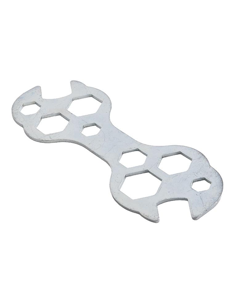 10 In 1 Mini Flat Steel Hexagon Wrench 8-17mm Bike Hex Key Spanner Repair Tools Home Hand Tool For Reparing Supplies