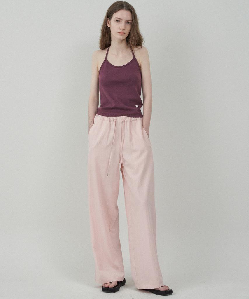 MOTT Halter Sleeveless - Burgundy